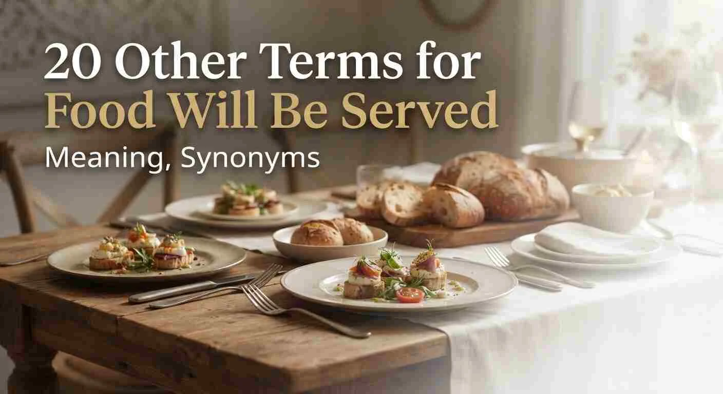 Other Terms for “Food Will Be Served” Meaning, Synonyms