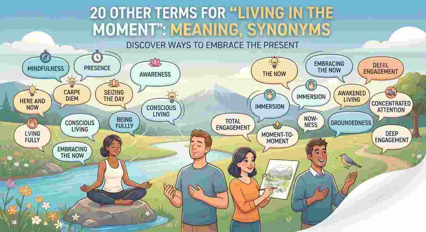 Other Terms for “Living in the Moment” Meaning, Synonyms
