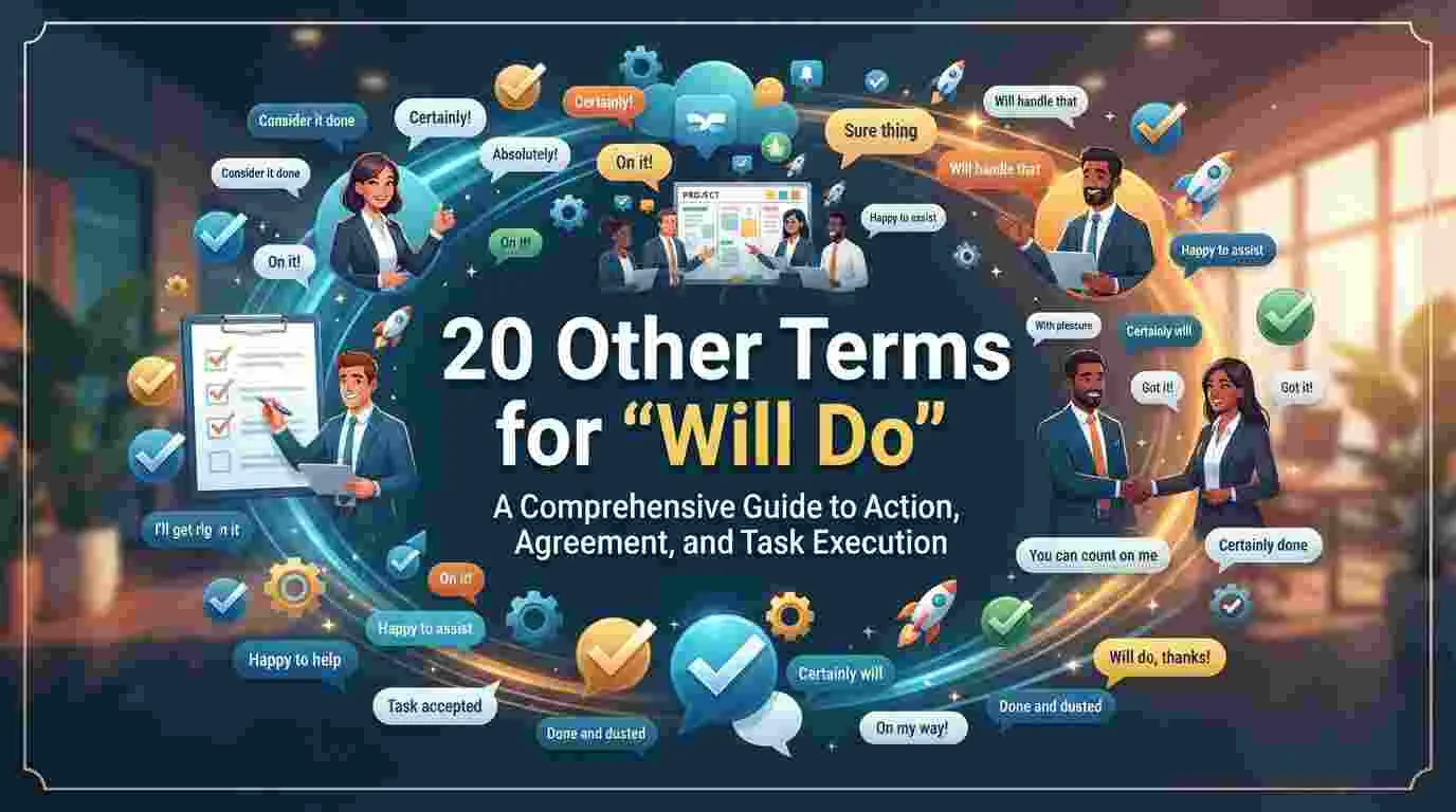 Other Terms for “Will Do” Synonyms and Better Alternatives