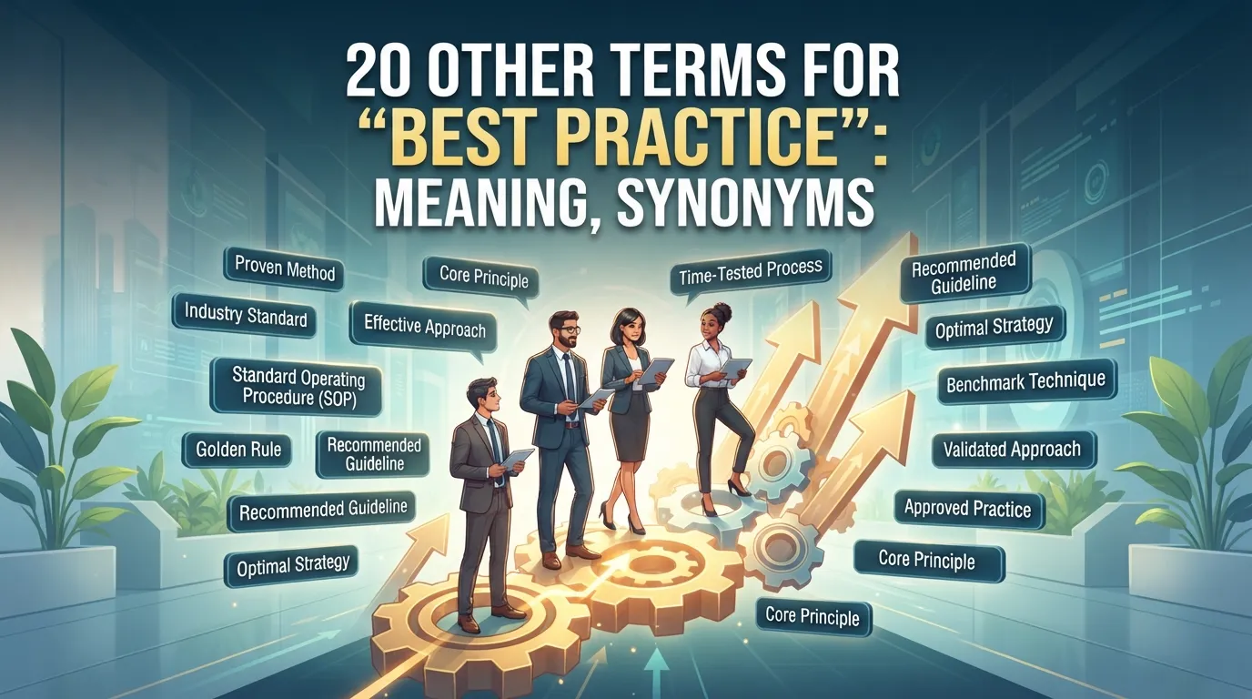 Other Terms For “Best Practice”: Meaning, Synonyms