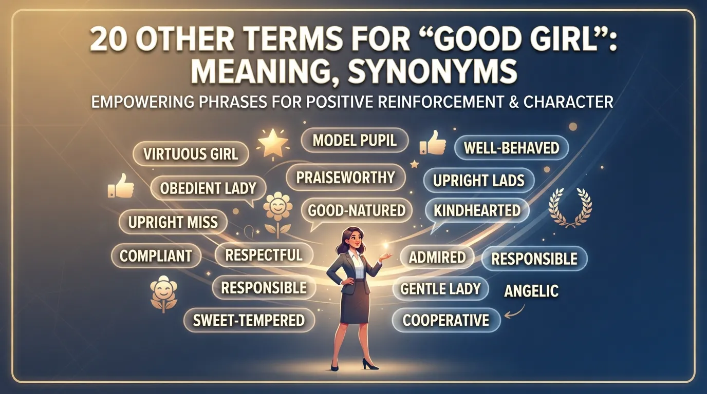 Other Terms For “Good Girl”: Meaning, Synonyms