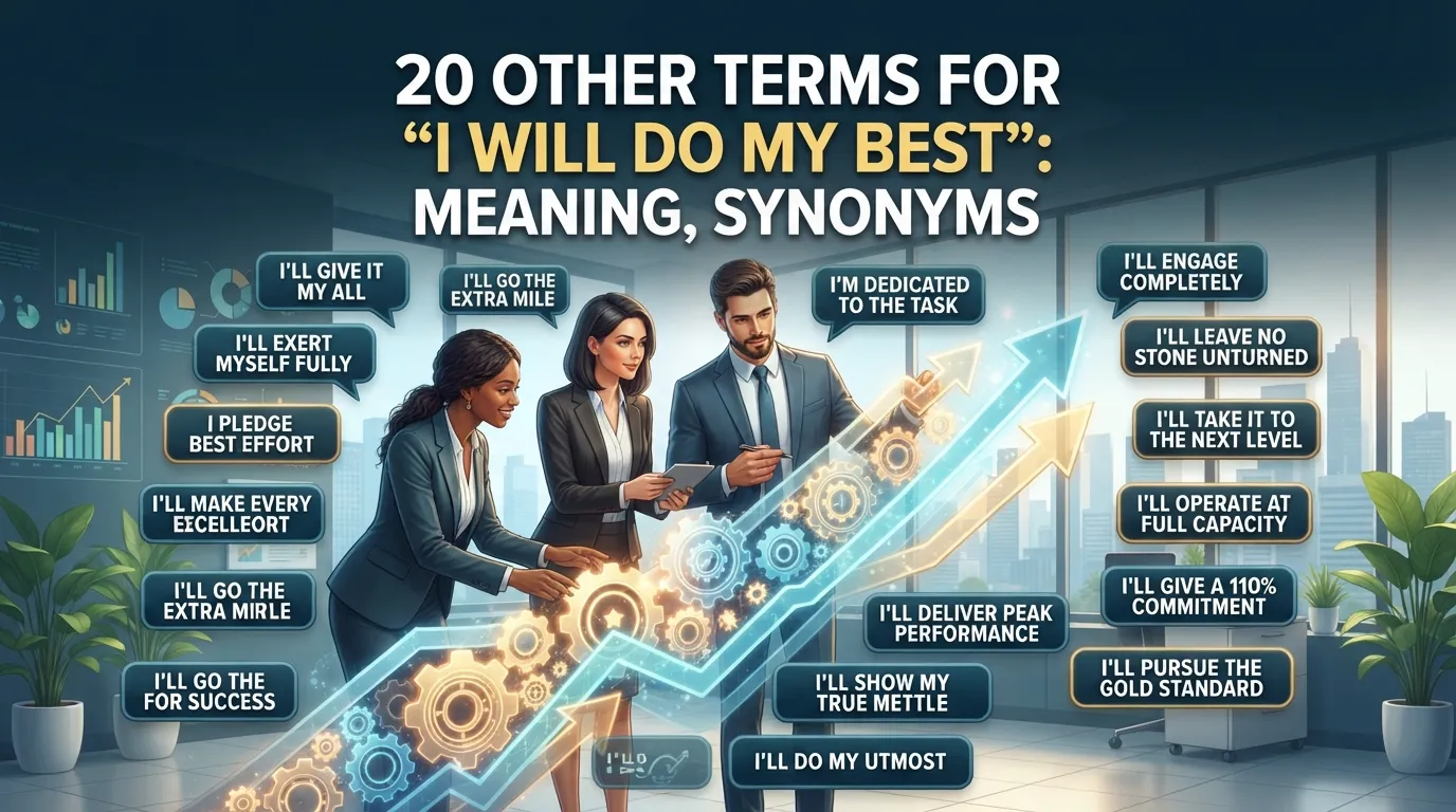 Other Terms for “I Will Do My Best”: Meaning, Synonyms