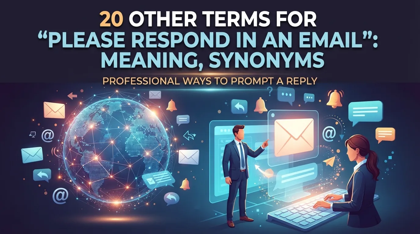 Other Terms For “Please Respond in an Email”: Meaning, Synonyms