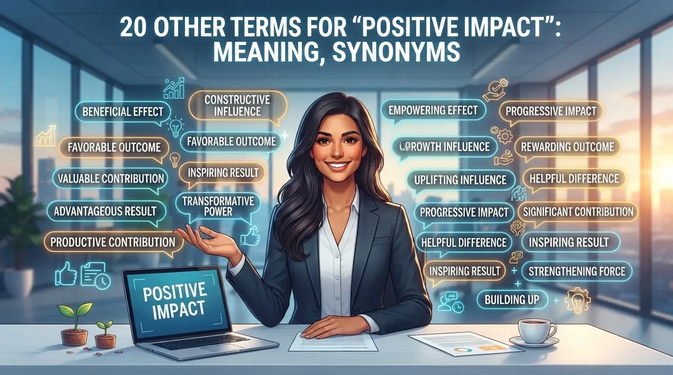 Other Terms for “Positive Impact”: Meaning, Synonyms