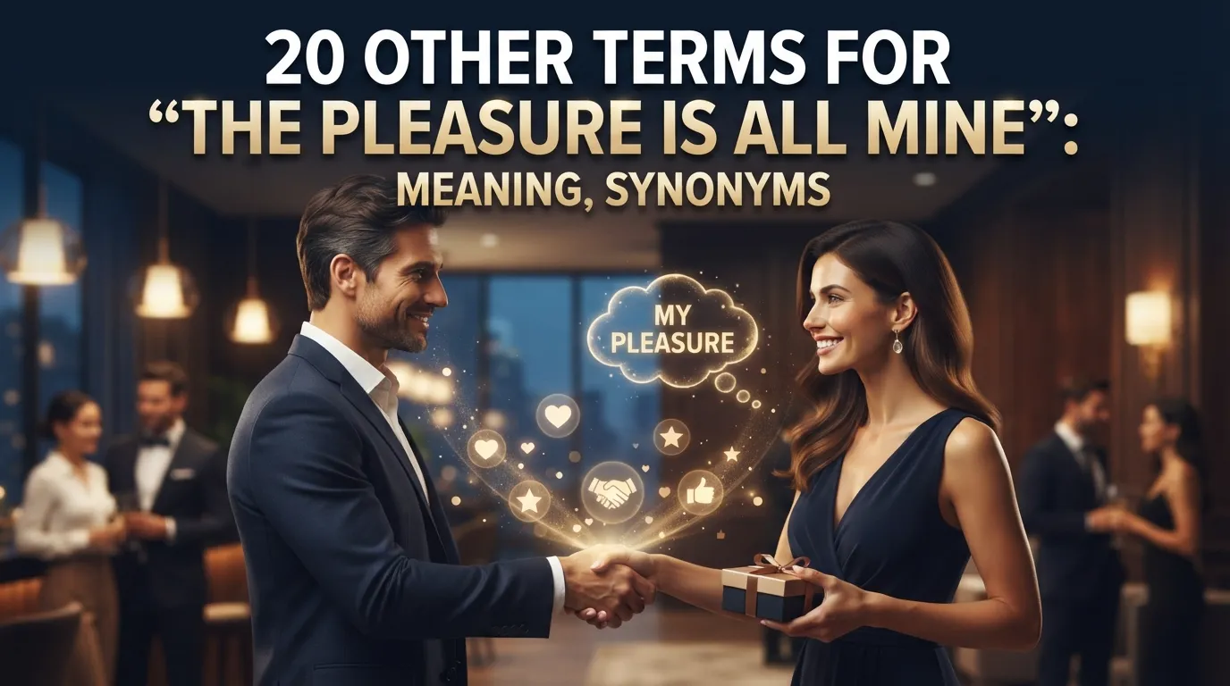 Other Terms for “The Pleasure Is All Mine”: Meaning, Synonyms