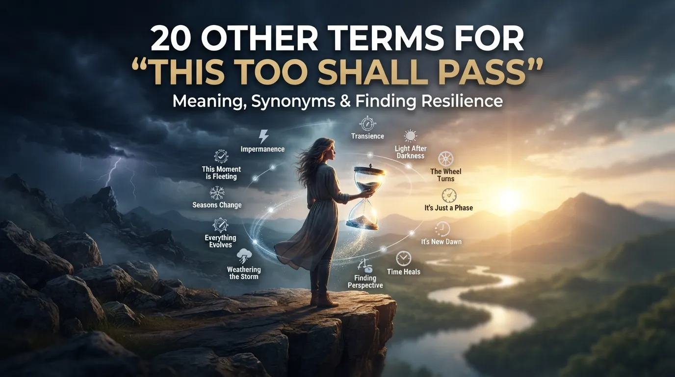 Other Terms for “This Too Shall Pass”: Meaning, Synonyms